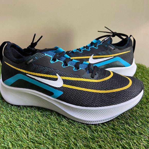 Nike Men\'s Zoom Fly 4 Running Shoes Size 12 Black Blue White CT2392-003 NEW main image 4